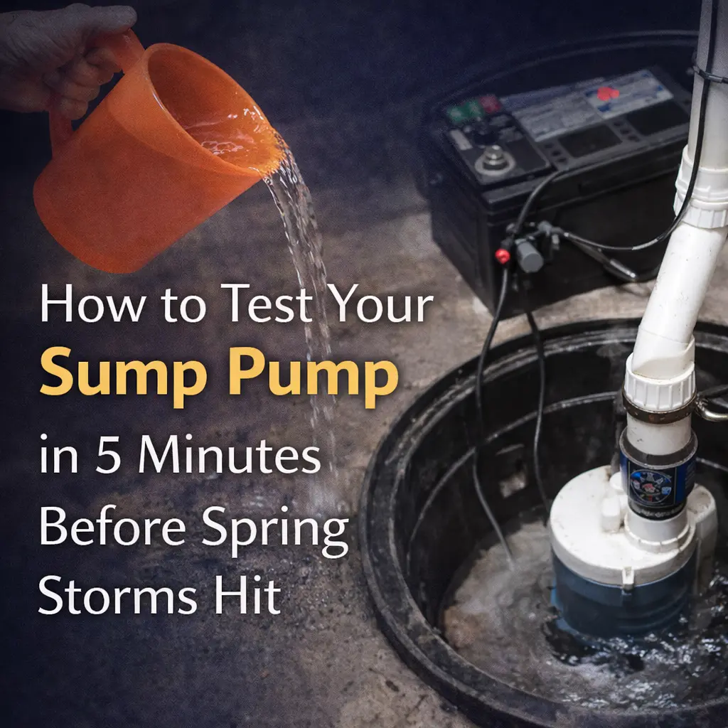 test your sump pump