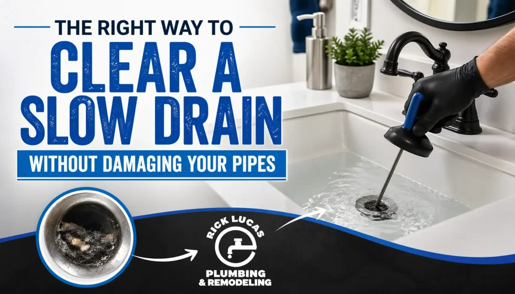 clear a slow drain