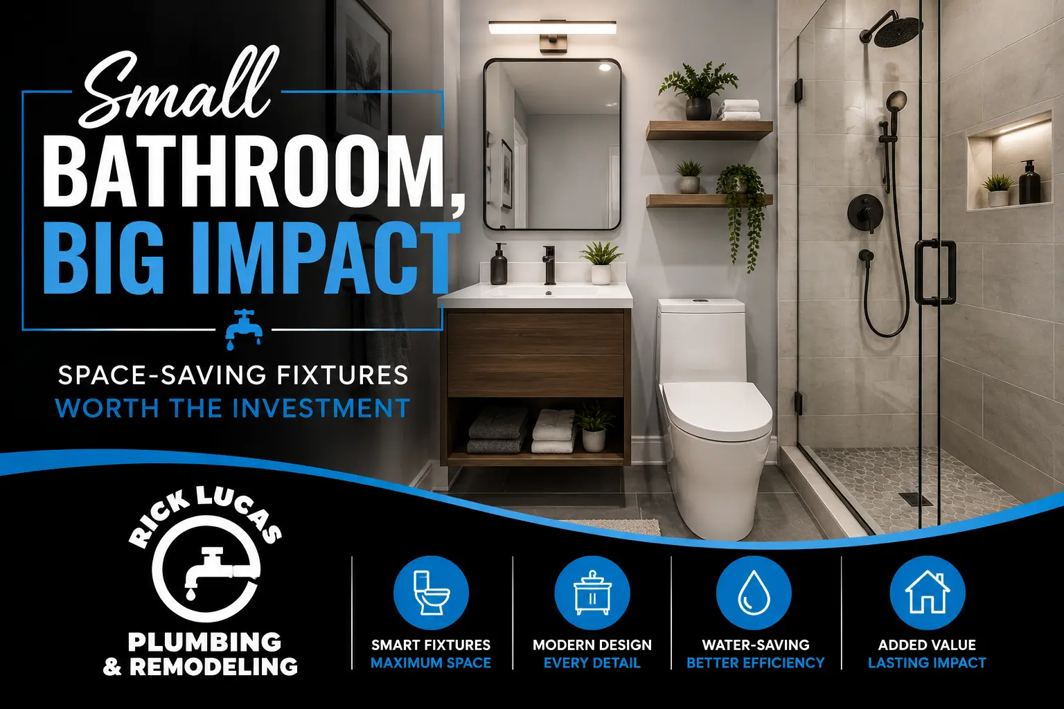 space-saving bathroom fixtures