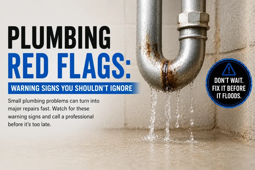 plumbing warning signs