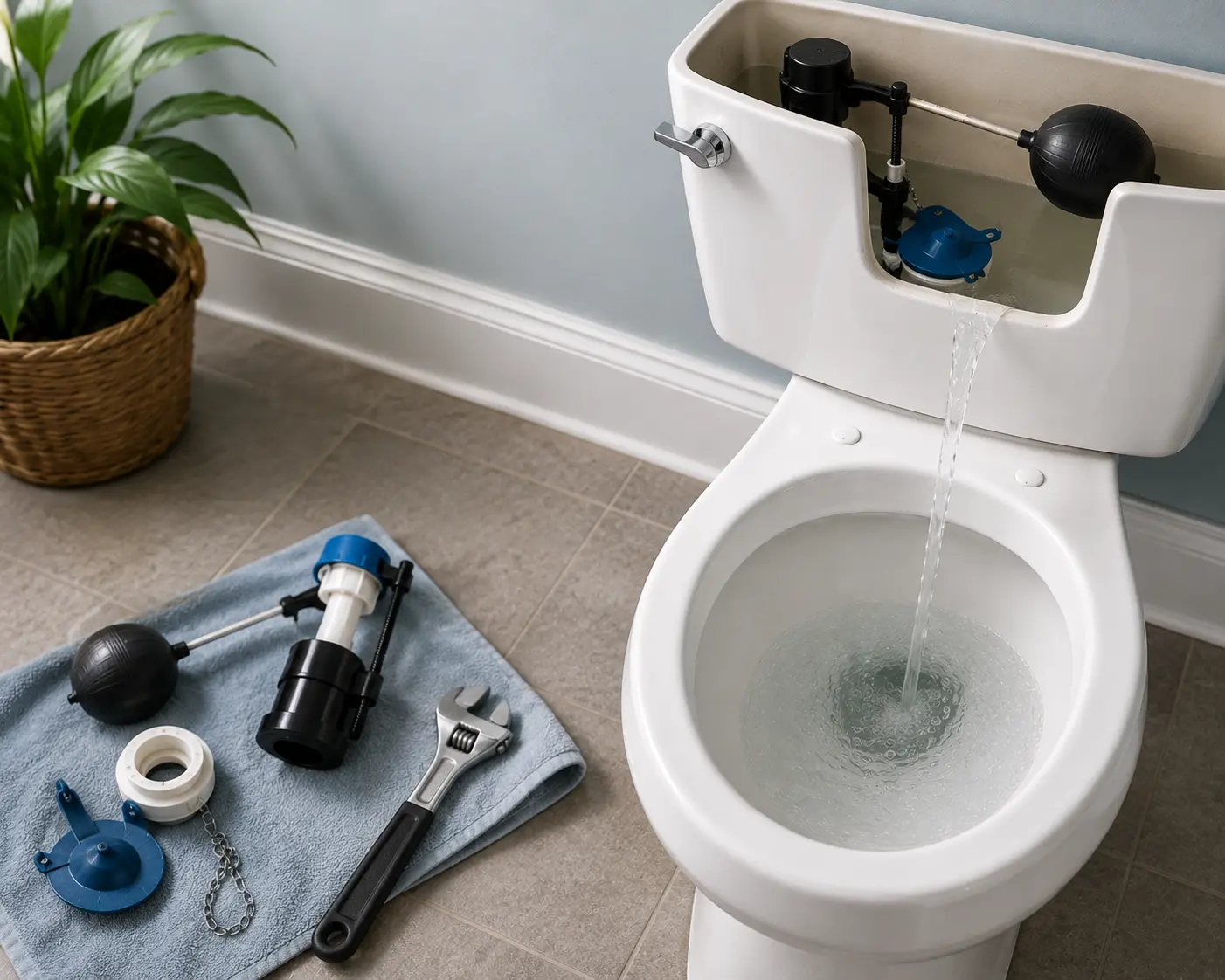 running toilet